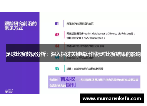 足球比赛数据分析：深入探讨关键统计指标对比赛结果的影响